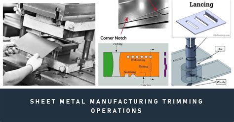 pierced metal sheets|trimming operation in sheet metal.